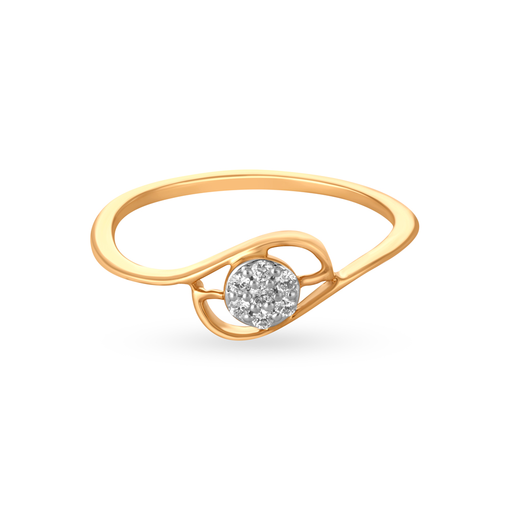 

Dainty Diamond Finger Ring