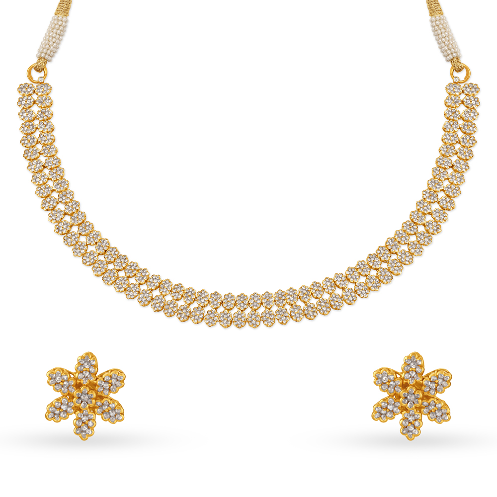 

Ethereal Gold Necklace Set