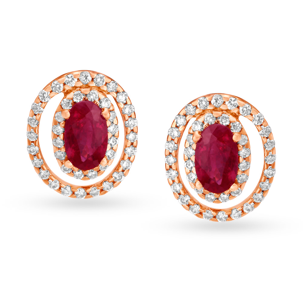 Gold And Ruby Earrings Available For Immediate Sale At Sotheby's