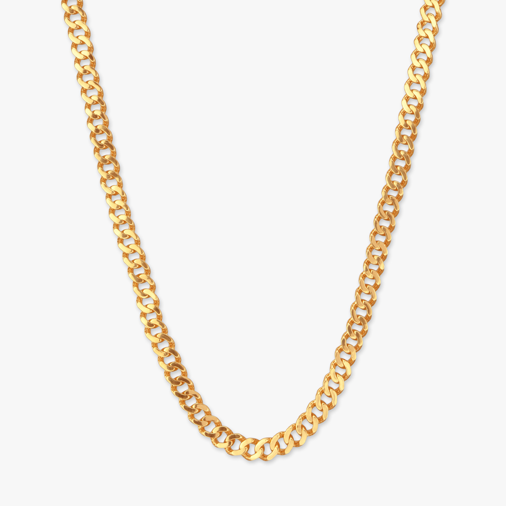 

Classic Cuban Link Gold Chain for Men