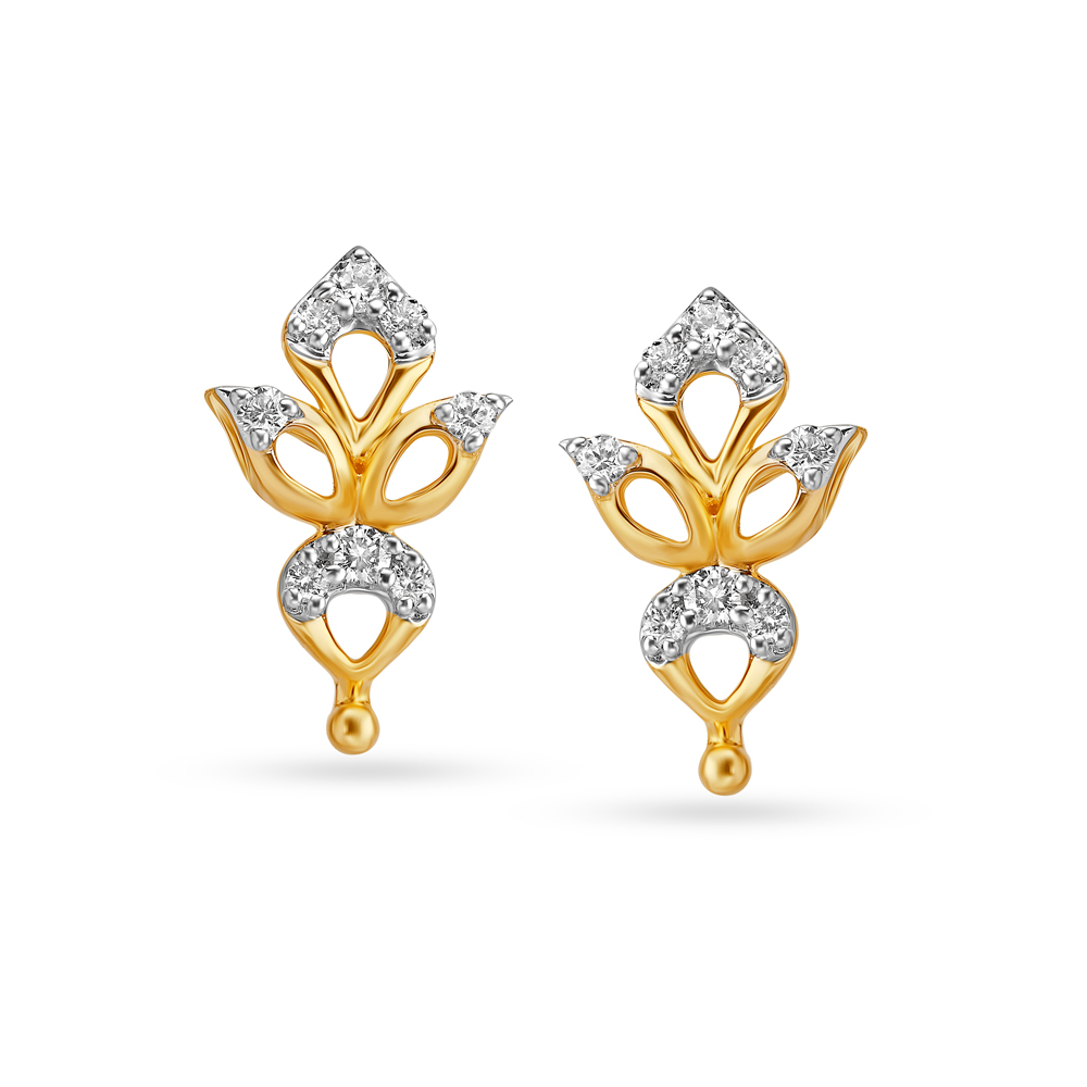 Beautiful Diamond Stud Earrings