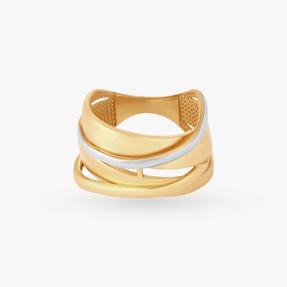 

Artistic Layered Ring