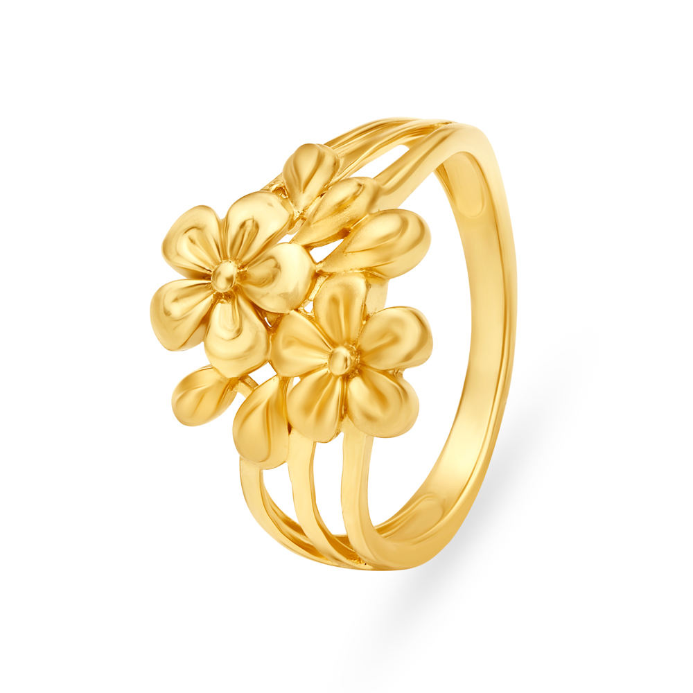 Marvellous Floral Gold Ring