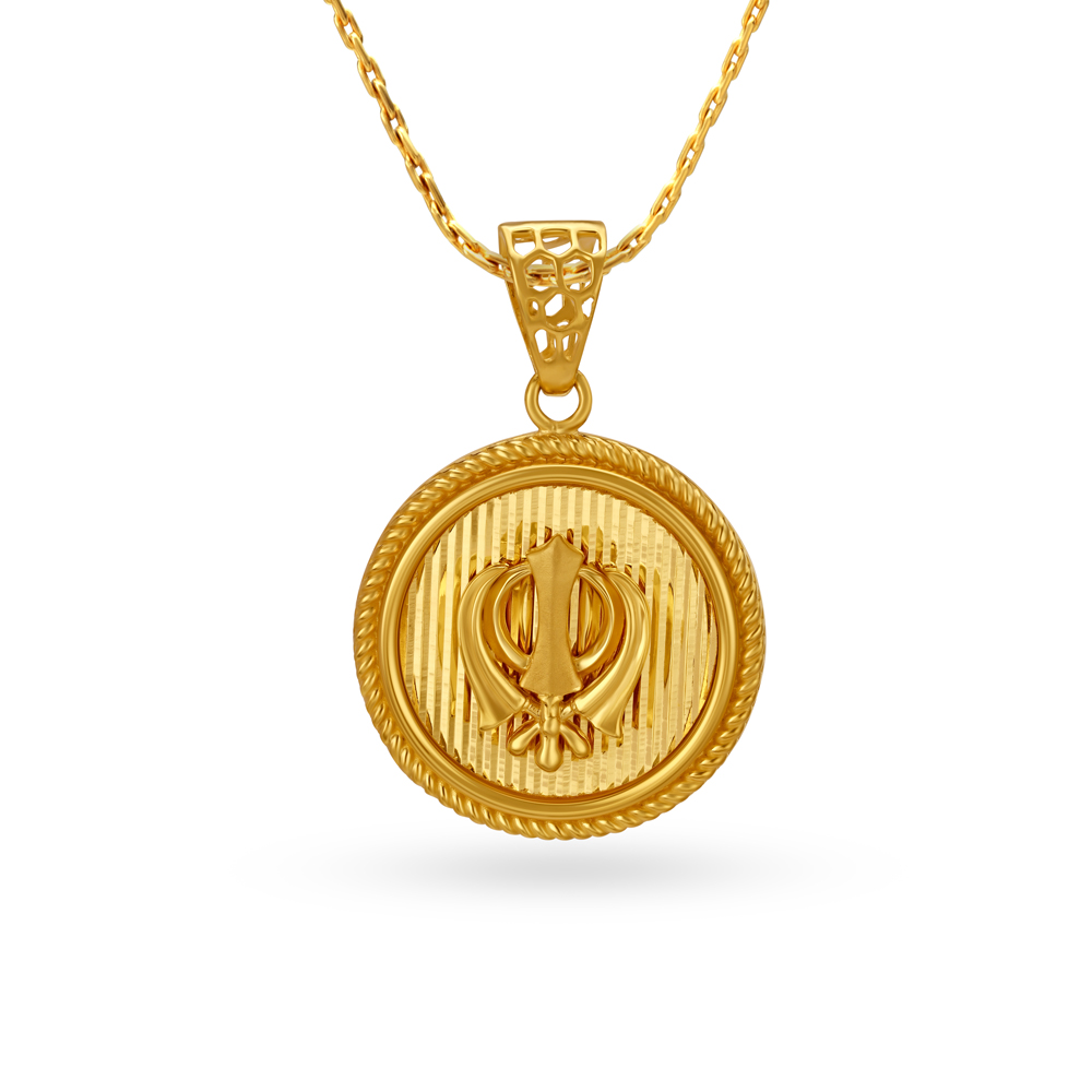 Khanda deals locket design