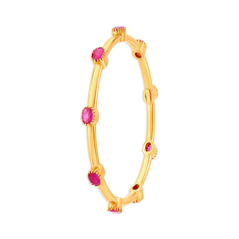 Royal Ruby Regalia Bangle