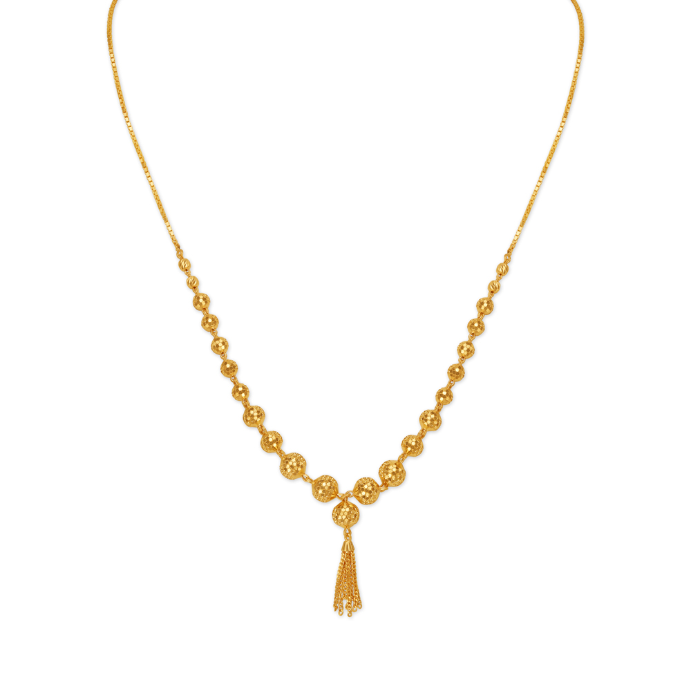 

Shining Hanging Bead Gold Chain