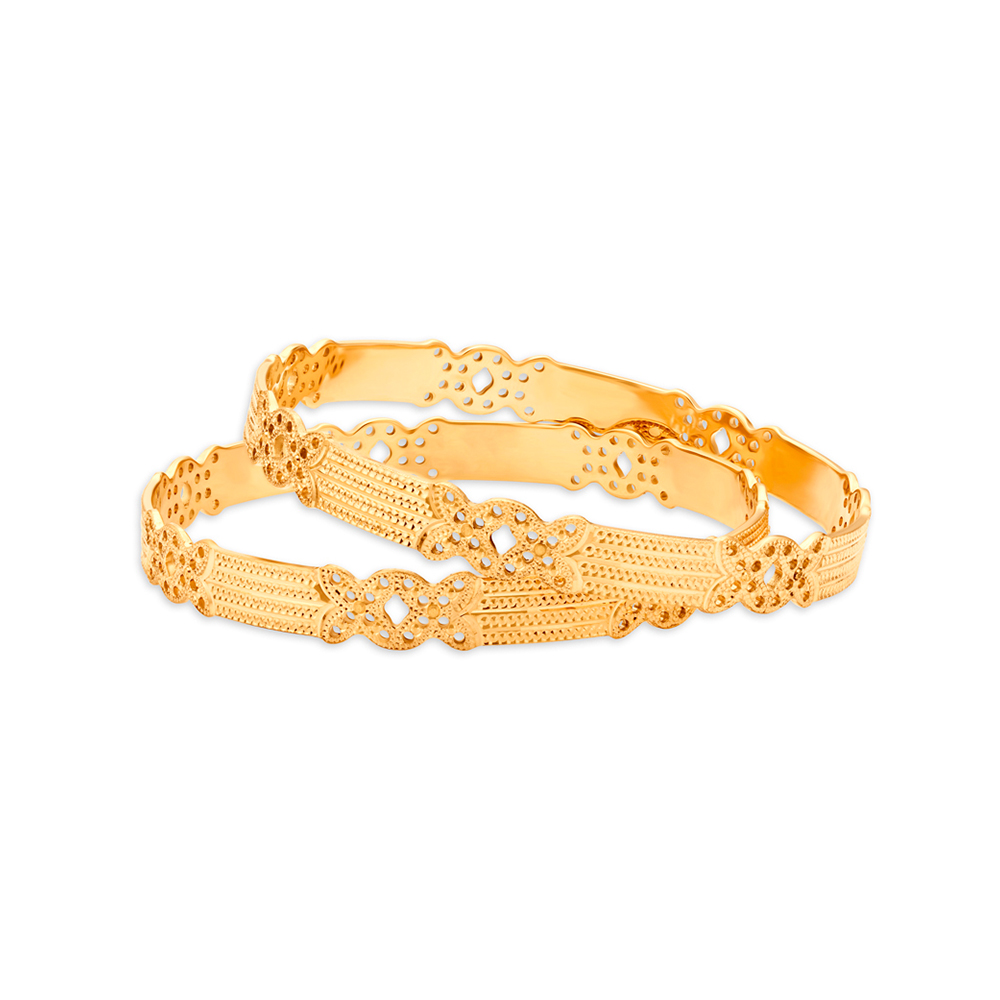 

Filigree Gold Bangles