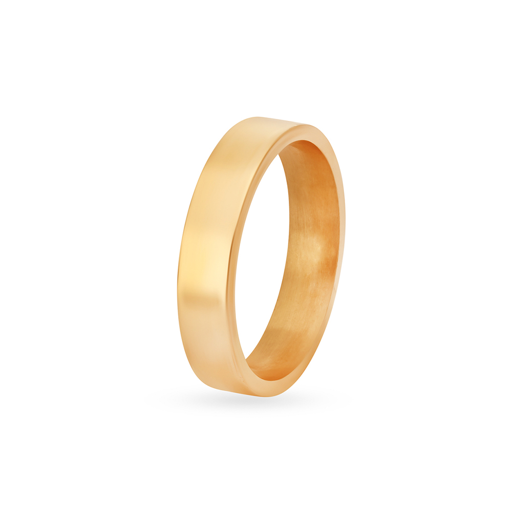 Matte Gold Finger Ring