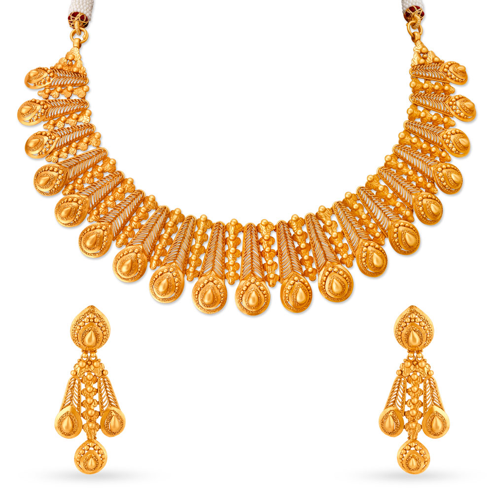 Royal Gold Necklace Set