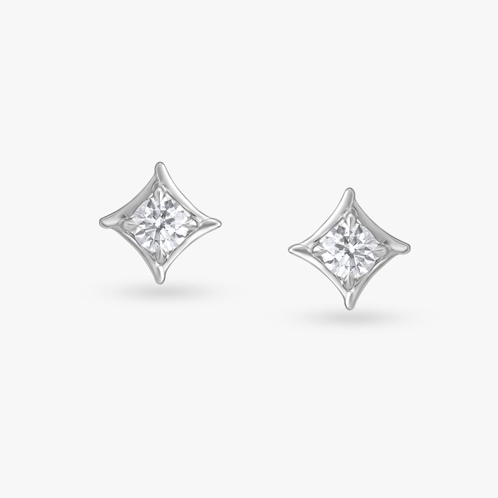 

Square Radiance Diamond Stud Earrings