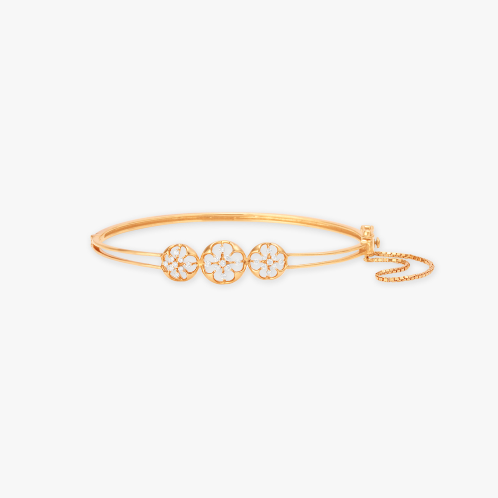 

Graceful Diamond Bangle