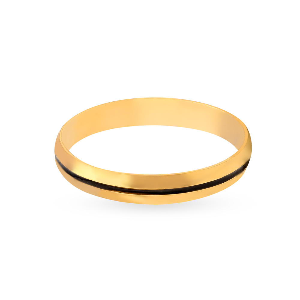 

Minimalist 22 Karat Yellow Gold Finger Ring