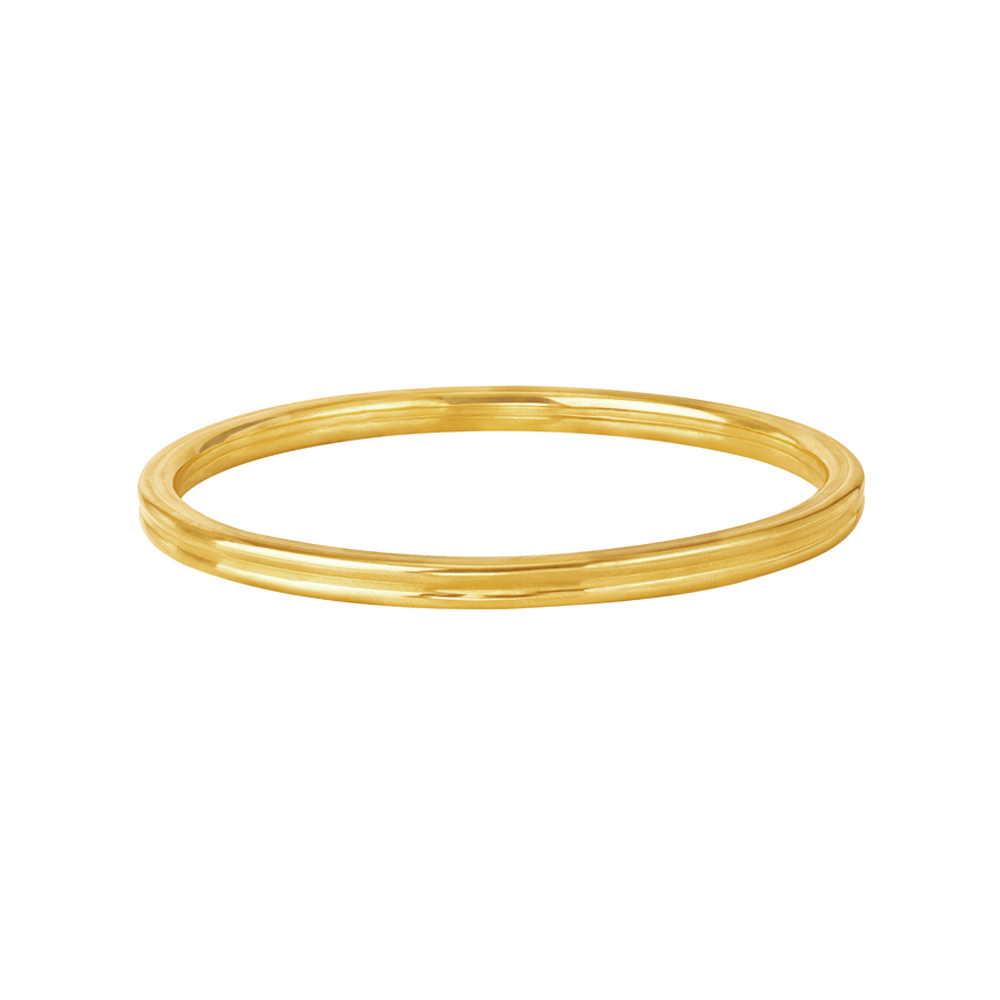 

Refined Glossy Gold Bangle