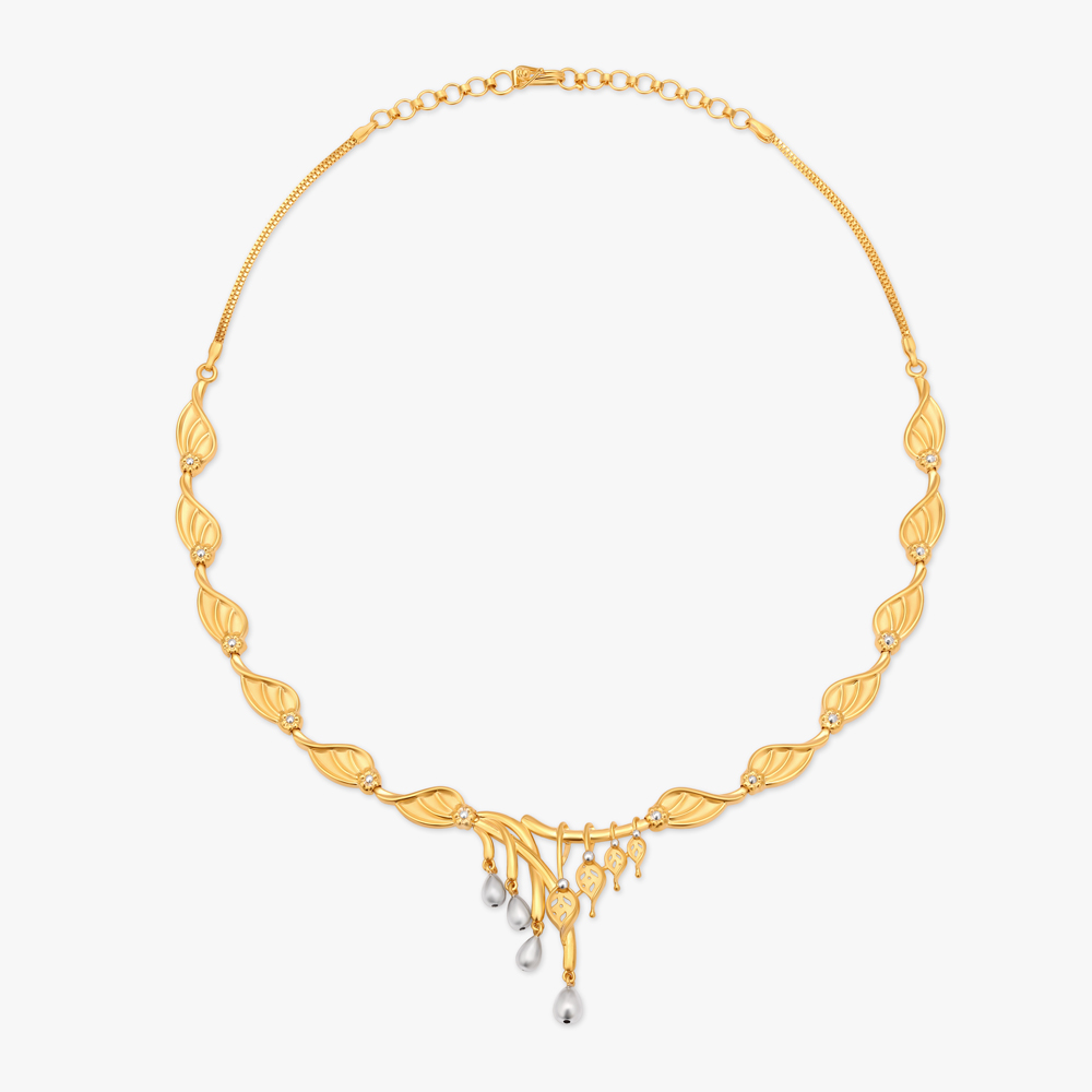 

Leafy Trellis Necklace Set