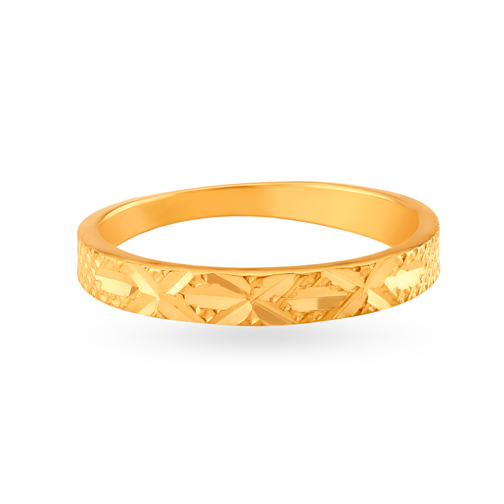 

Brilliant Lattice 22 Karat Gold Ring