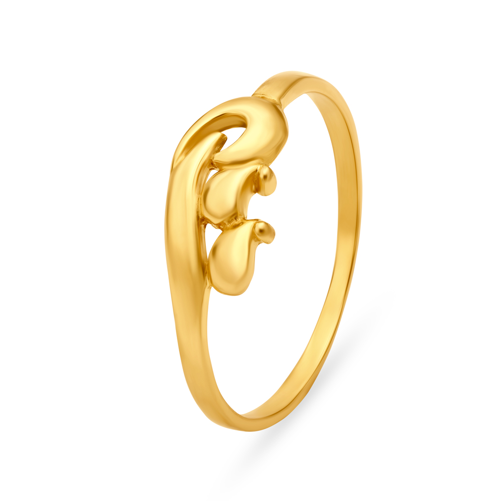 Animated 22 Karat Yellow Gold Finger Ring