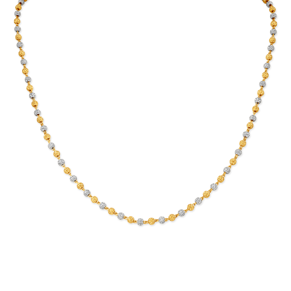 

Exuberant Floral Gold Chain