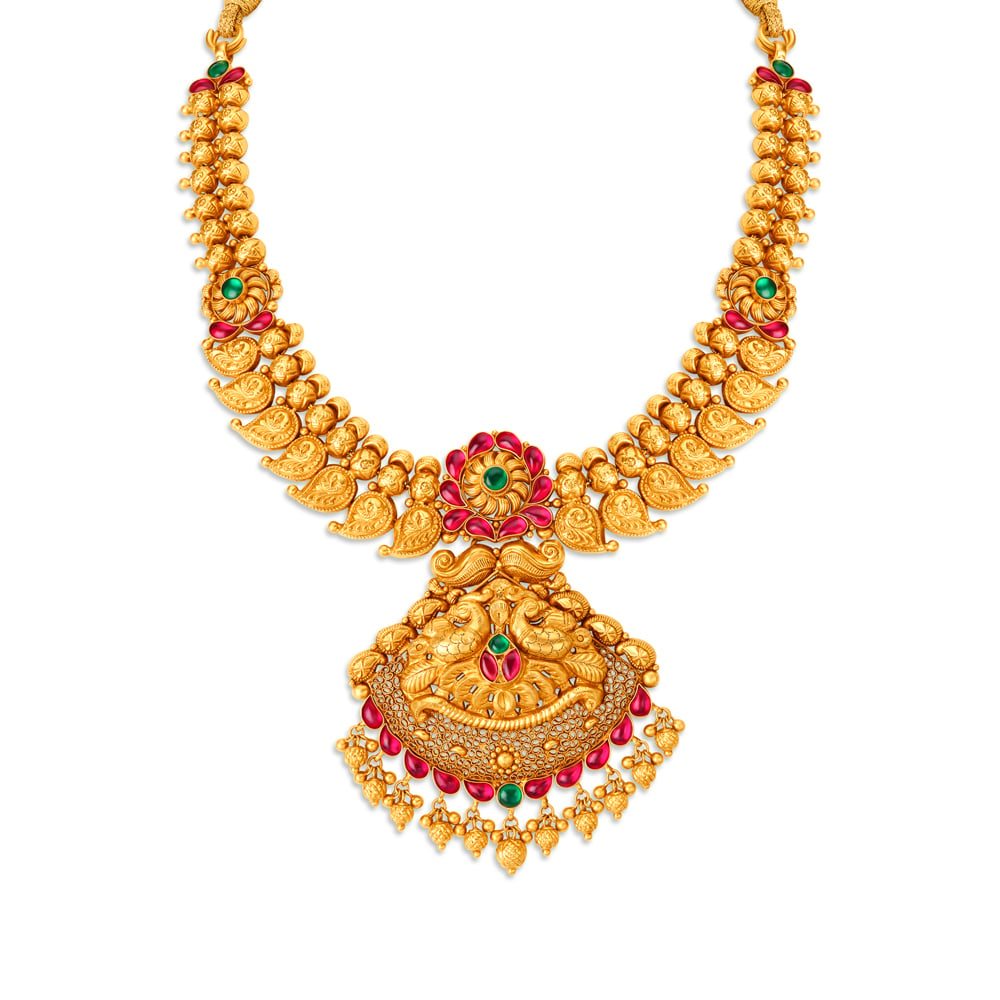 Enchanting Kemp Set Gold Necklace