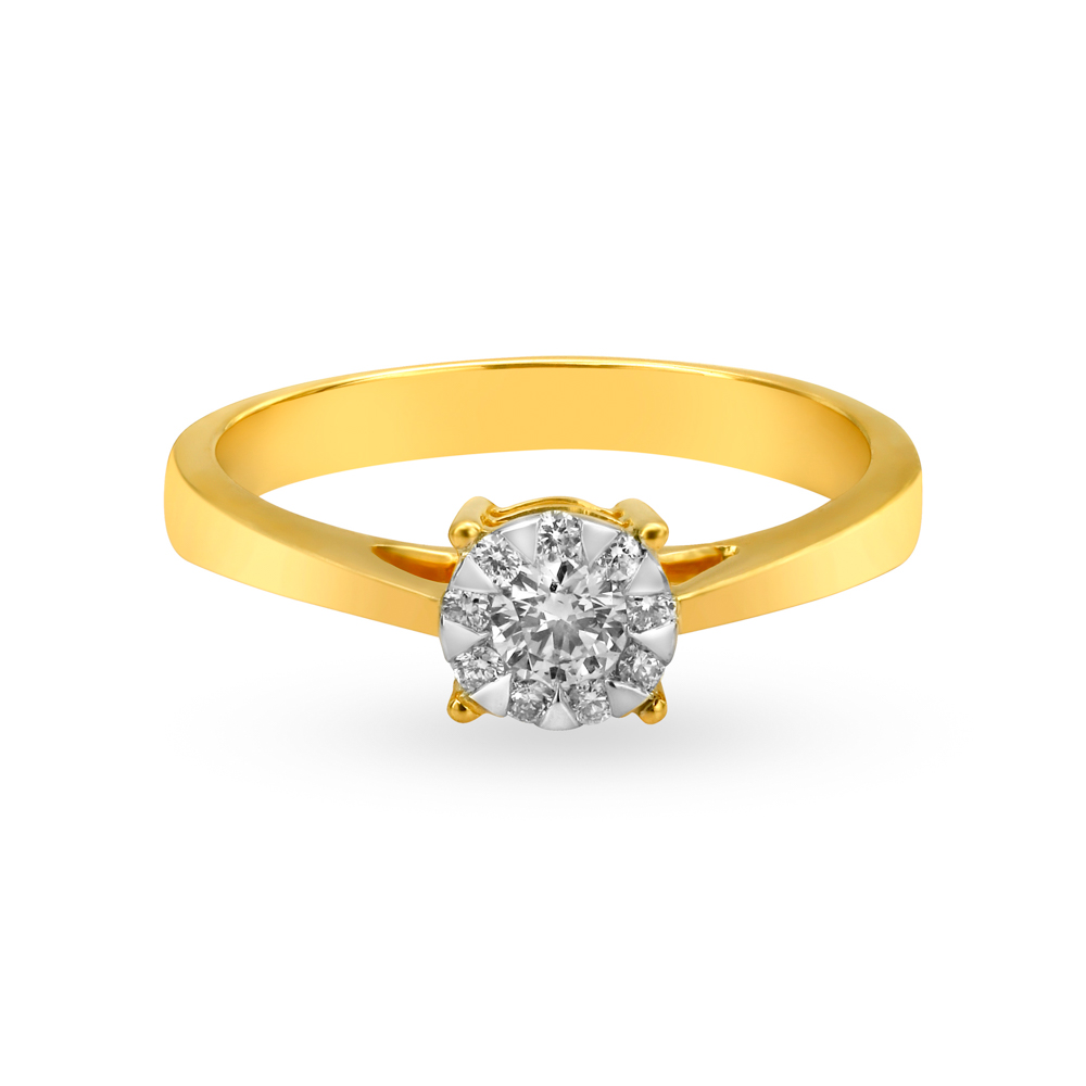 

Iconic 18 Karat Gold And Diamond Finger Ring