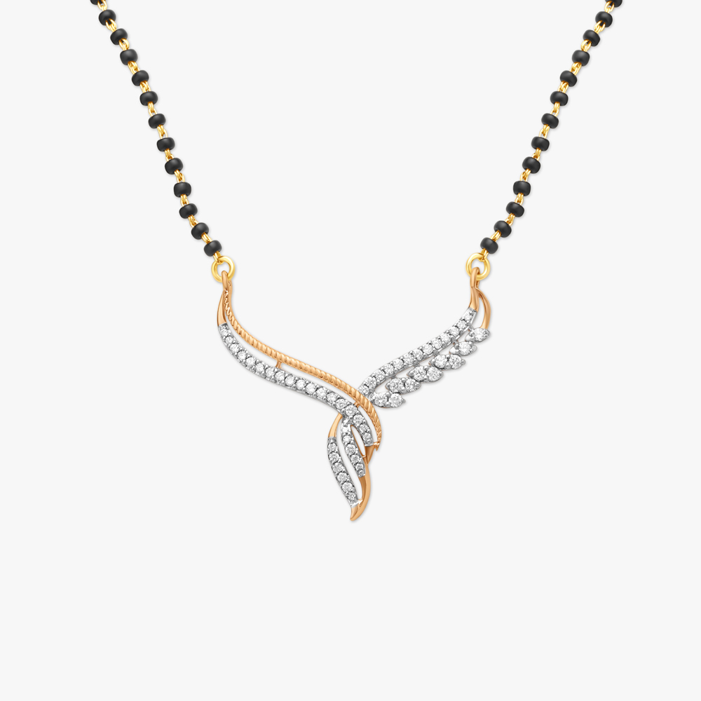 

Contemporary Diamond Mangalsutra