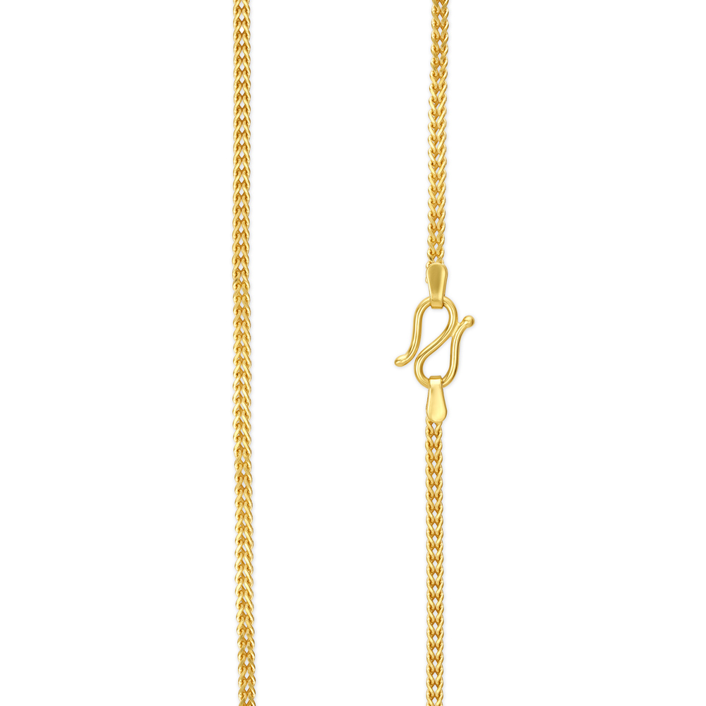 

Sleek Twisted Links Gold Chain