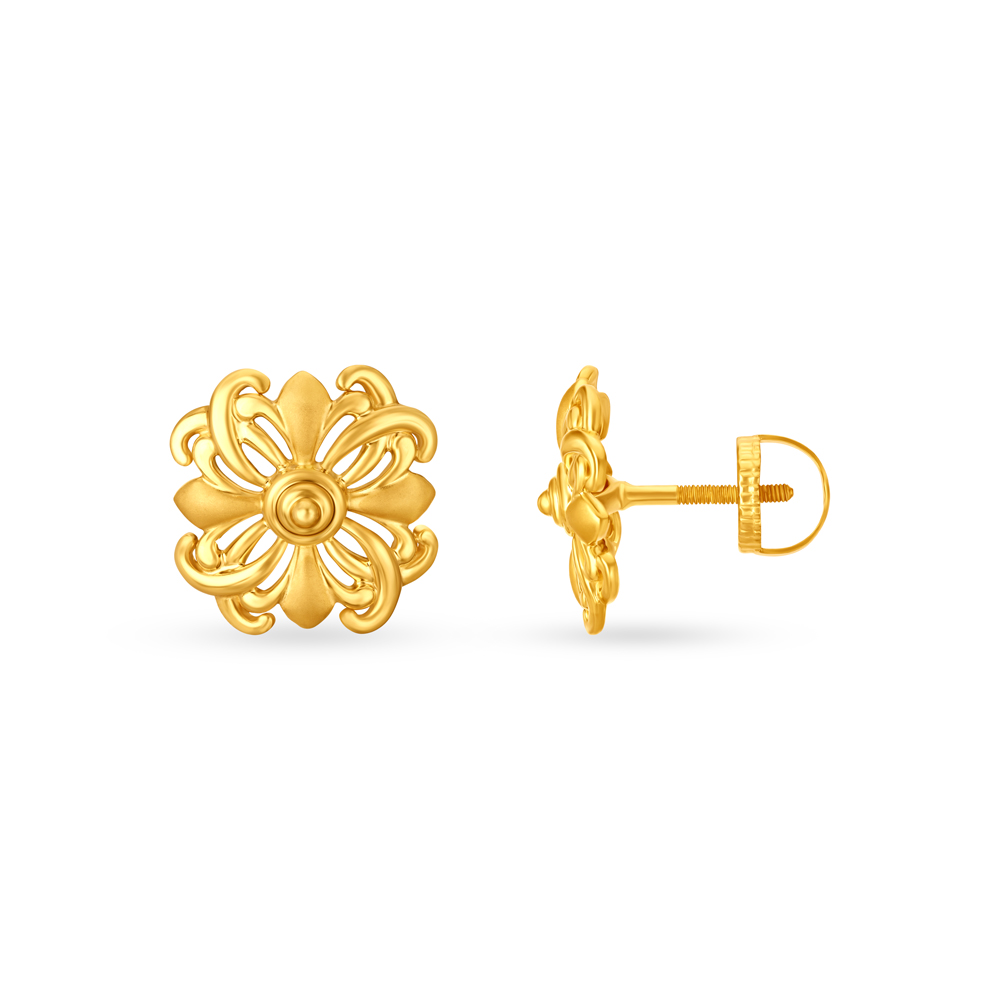 

Captivating Floral Stud Earrings