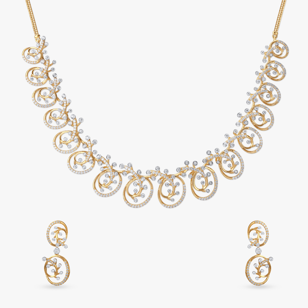 

Flawless Brilliance Diamond Necklace Set