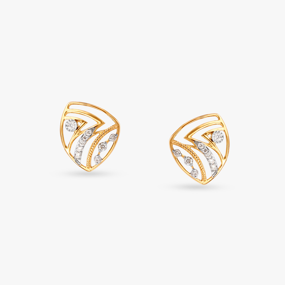 

Radiant Chic Diamond Stud Earrings