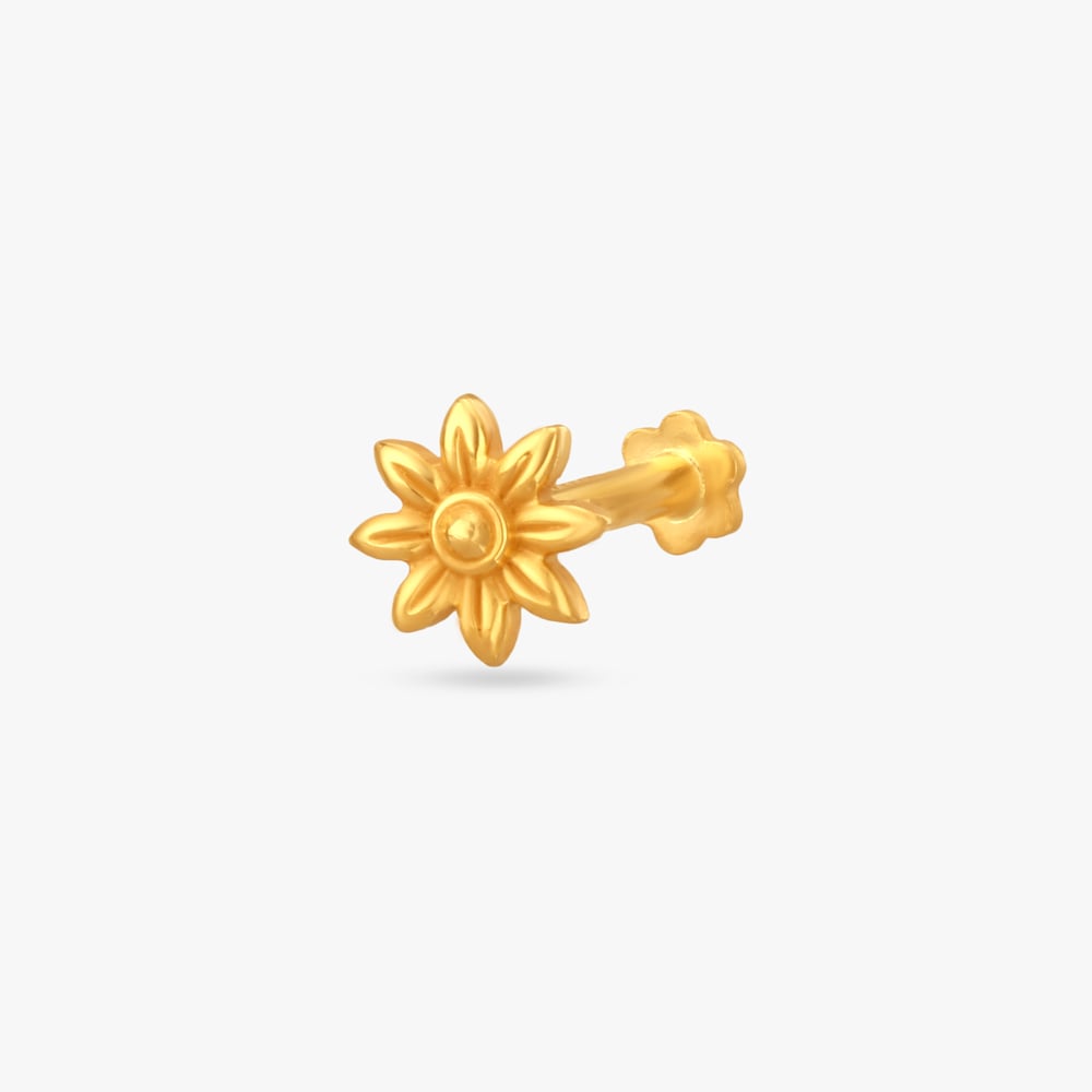 

Blooming Beauty Gold Nose Pin