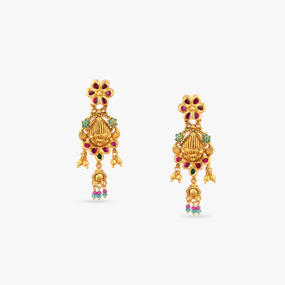 

Royal Essence Gold Drop Earrings