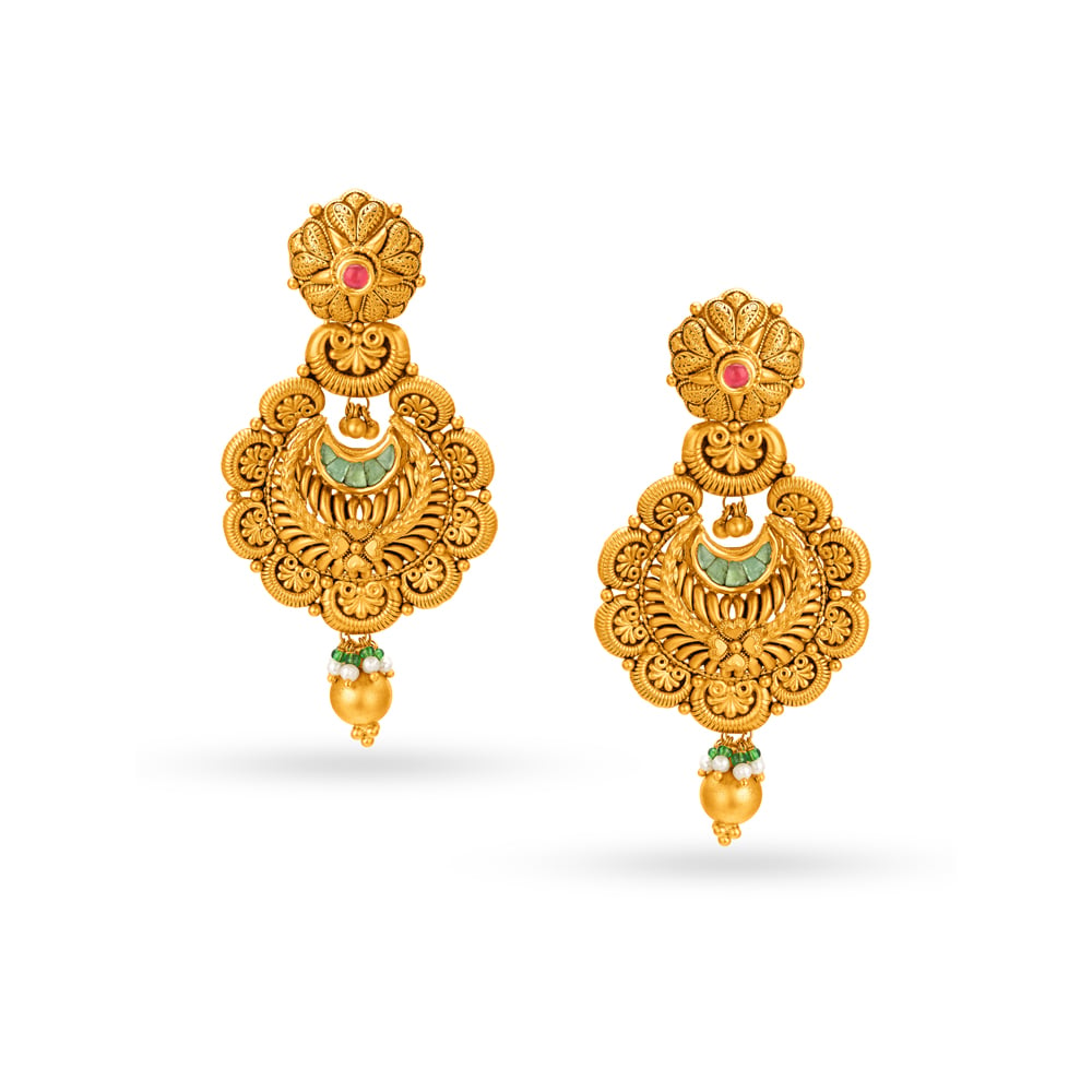 Traditional Regal Drop Earrings