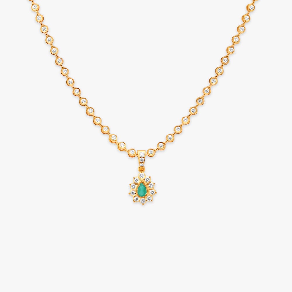 

Delicate Diamond Necklace