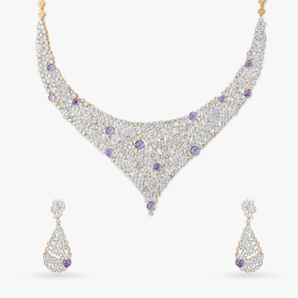 

Twilight Serenade Diamond Necklace Set