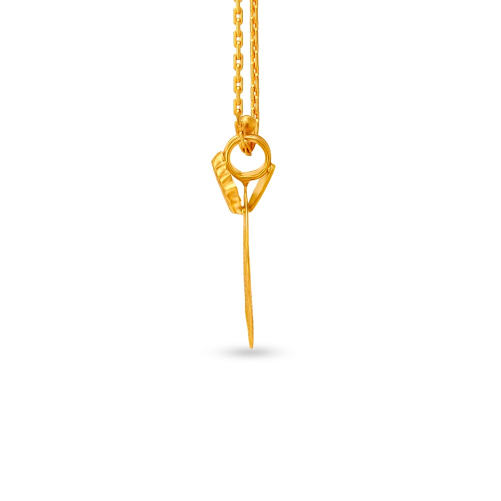 

Auspicious Gold Lakshmi Kasu Pendant