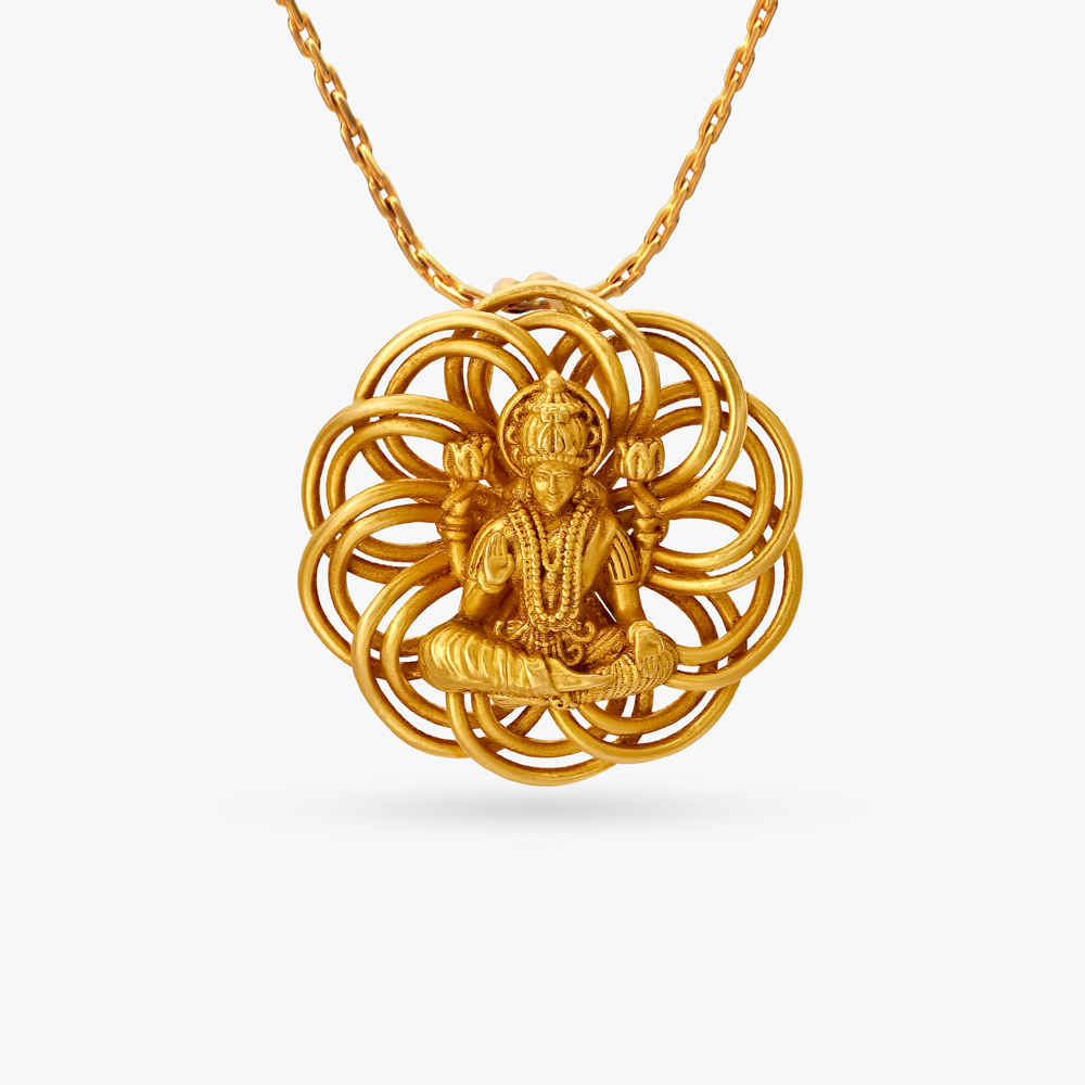 Splendid Goddess Varalakshmi Pendant