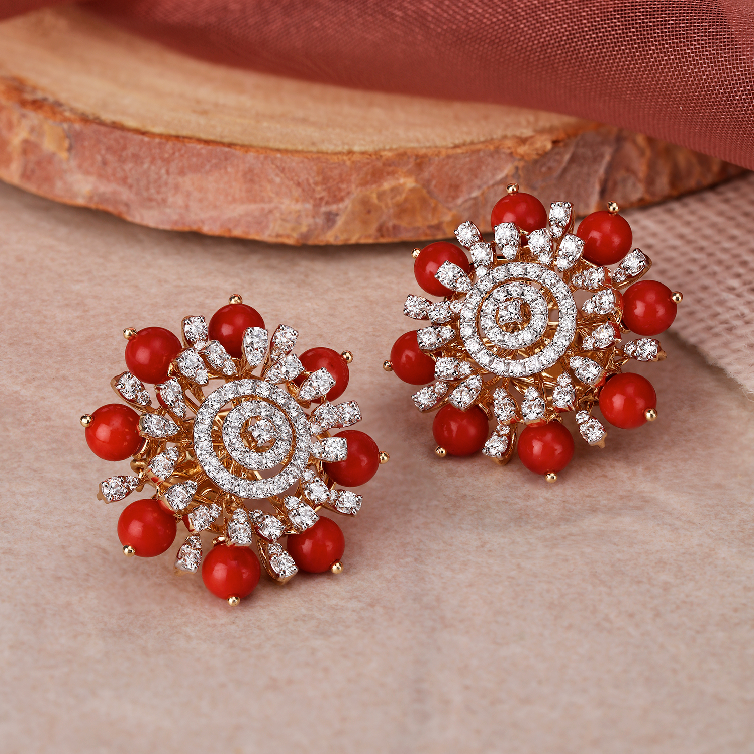 The Coral Fantasy  Best earrings for gifting online  GautamBanerjee