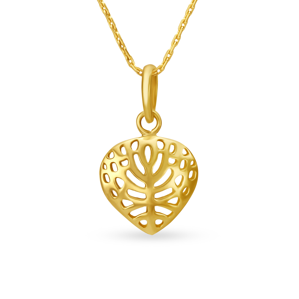 

Dainty Leaf Pendant