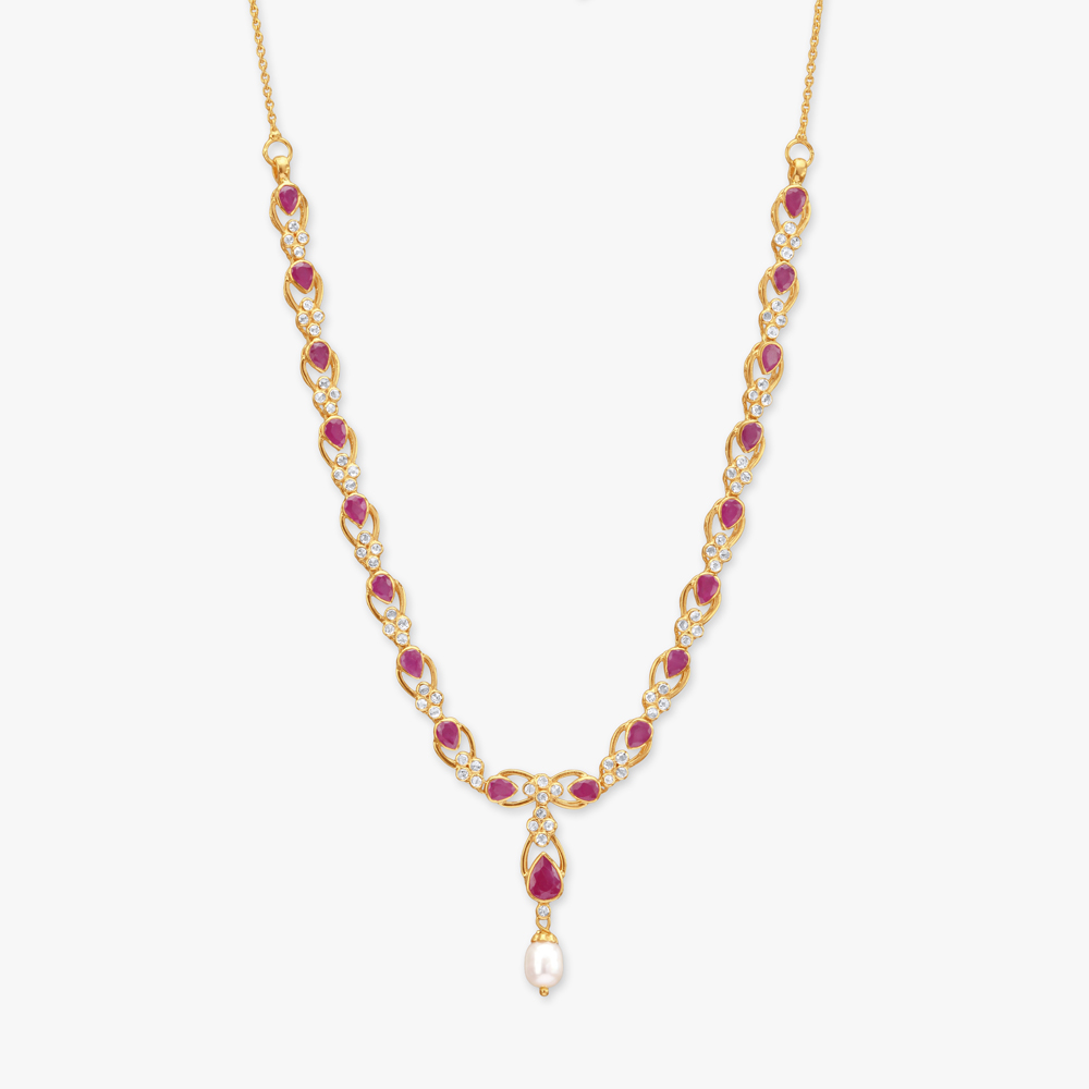 

Royal Glow Open Polki Necklace Set