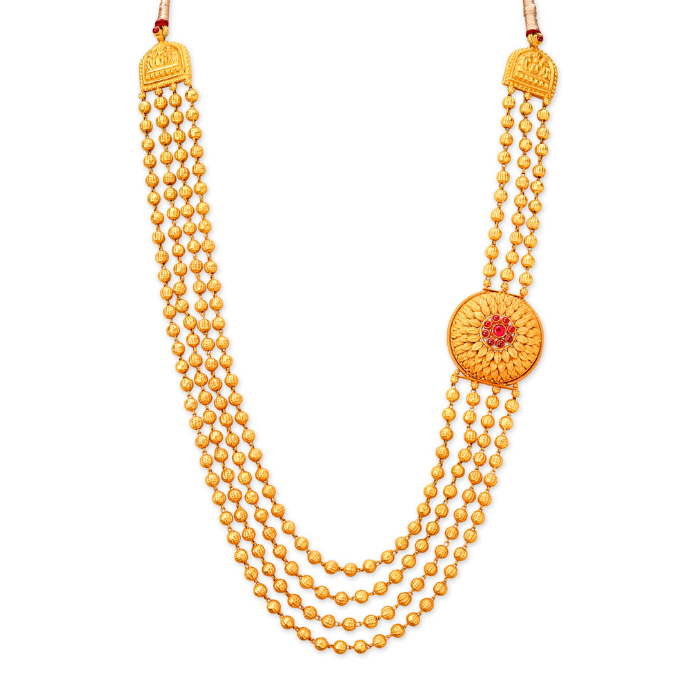 Radiant Sunflower Gold Necklace