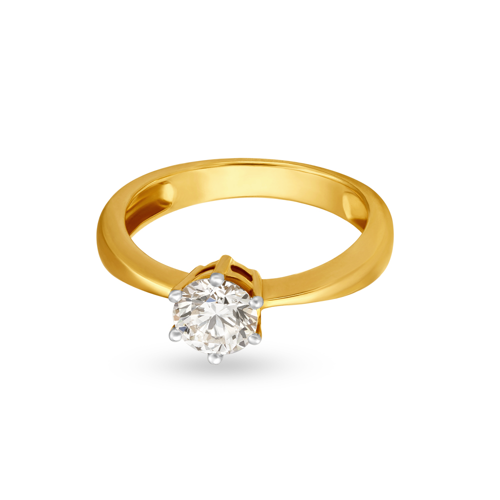 Timeless Sleek Solitaire Ring