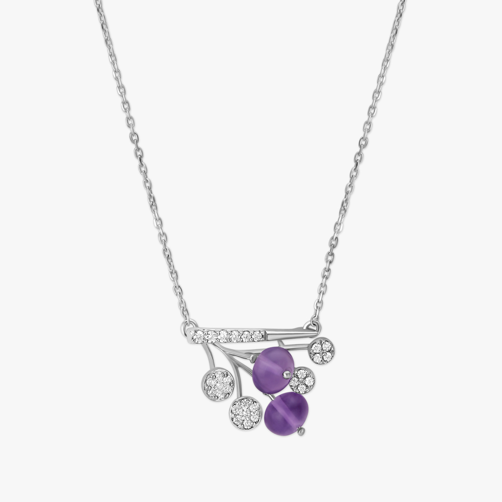 Violet Winters Pendant with Chain