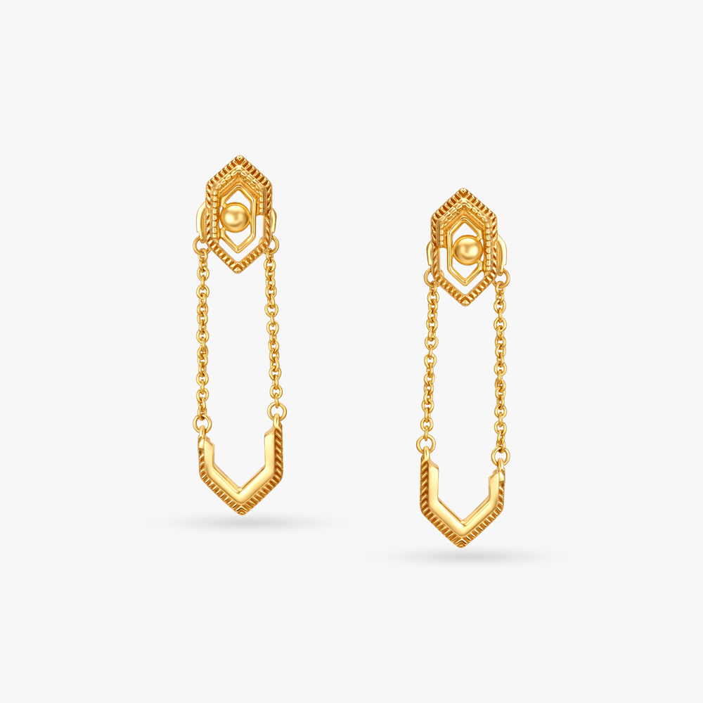 Shop Latest Gold Earrings for Women Online in India - Joyalukkas