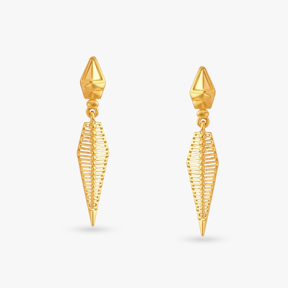 

Stunning Abstract Drop Earrings