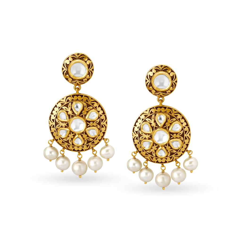 Opulent Gold Drop Earrings