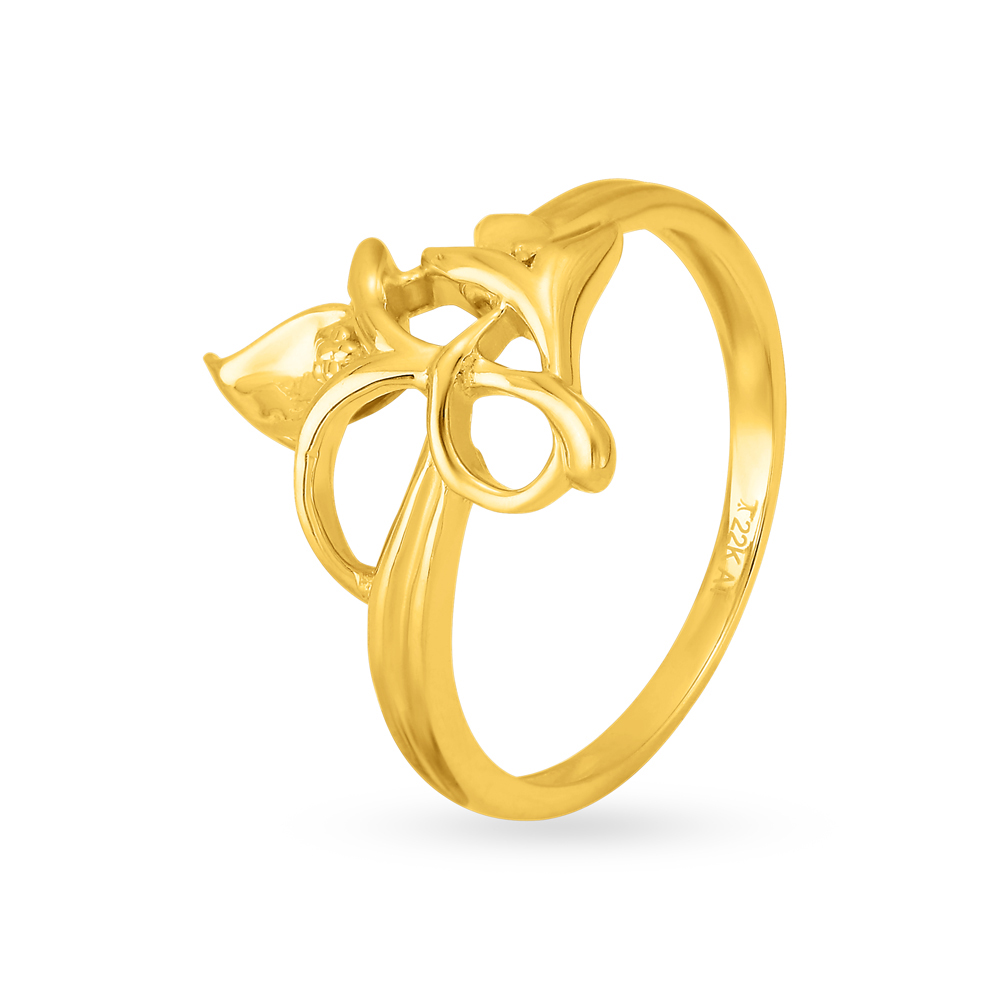 Tanishq gold finger ring deals for female