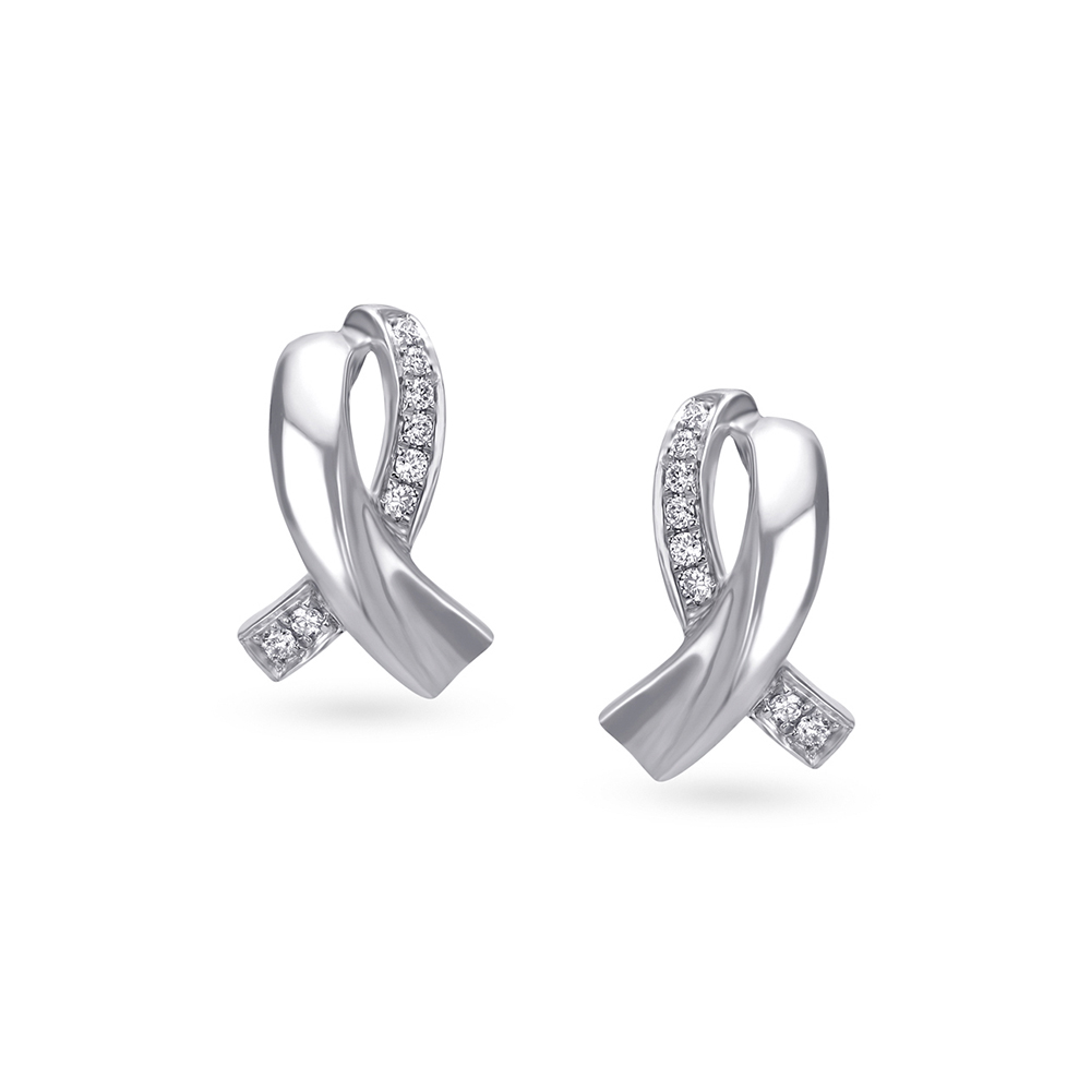 Platinum earrings sale in tanishq