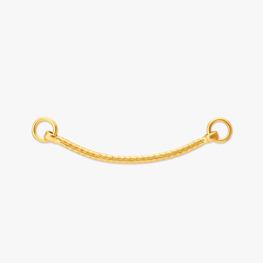 

Elegant Gold Ear Chain