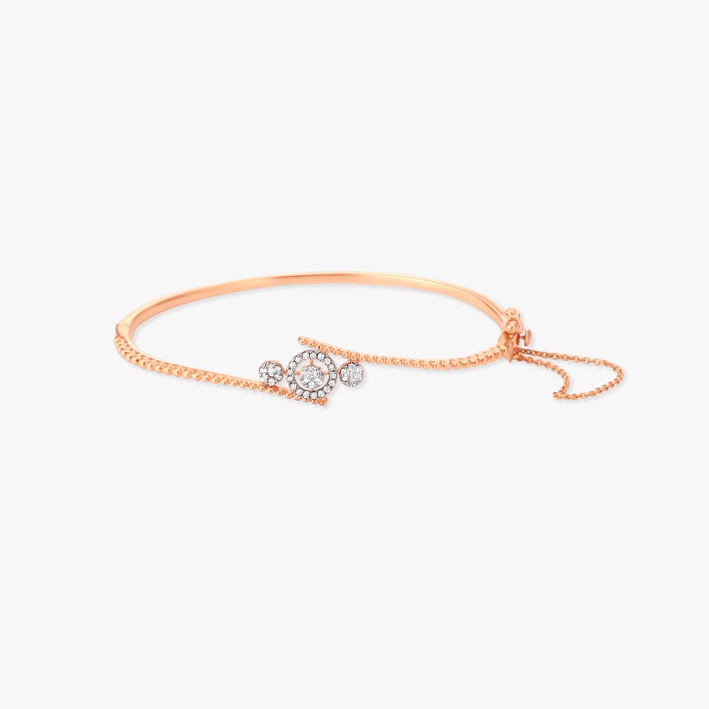 

Dainty Diamond Bangle