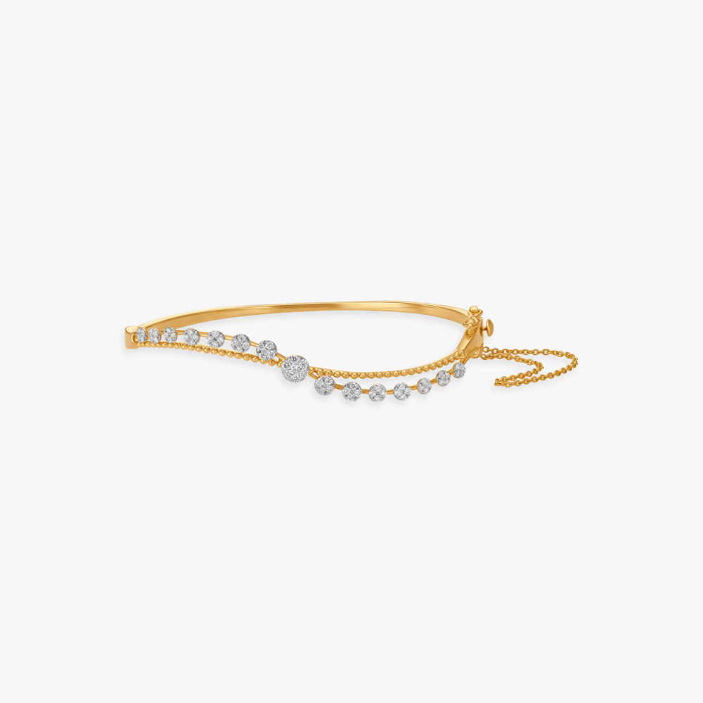 

Radiant Flow Diamond Bangle