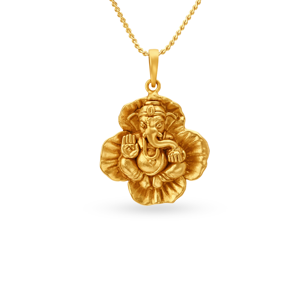 Ganesha pendant deals tanishq